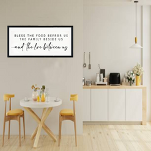 Load image into Gallery viewer, Bless The Food Before Us Sign