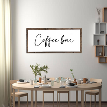 Load image into Gallery viewer, Coffee Bar Kitchen Farmhouse Sign