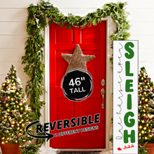 Load image into Gallery viewer, Magical Christmas Santa Sleigh Porch Leaner