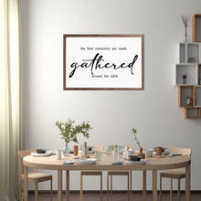 Load image into Gallery viewer, Gather Sign Farmhouse Sign