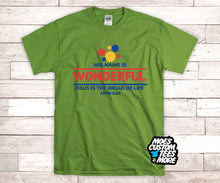 Load image into Gallery viewer, His Name Is Wonderful Tee