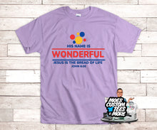Load image into Gallery viewer, His Name Is Wonderful Tee