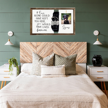 Load image into Gallery viewer, Dog Memorial sign - loss dog keepsake - dog collar holder - I’d love alone could keep you - dog personalized gift