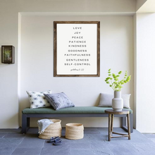 Load image into Gallery viewer, Fruits of the Spirit | Wood Scripture Sign