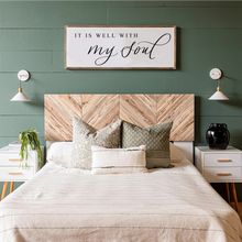Load image into Gallery viewer, It Is Well With My Soul Wood Framed Sign