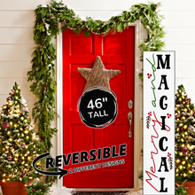 Load image into Gallery viewer, Magical Christmas Santa Sleigh Porch Leaner