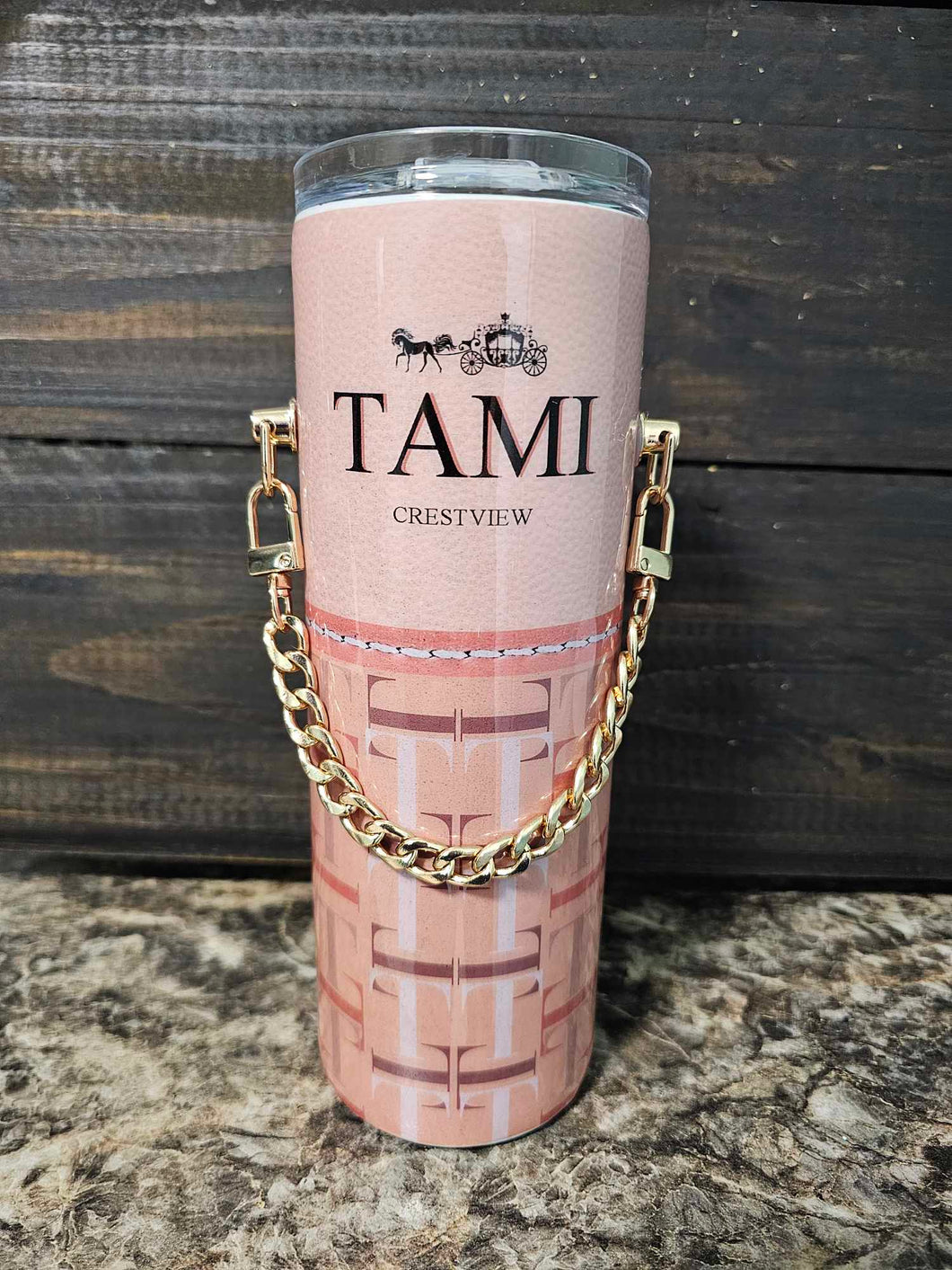 Designer Purse Custom Tumbler | Custom Epoxy Tumbler Designer Skinny Tumbler