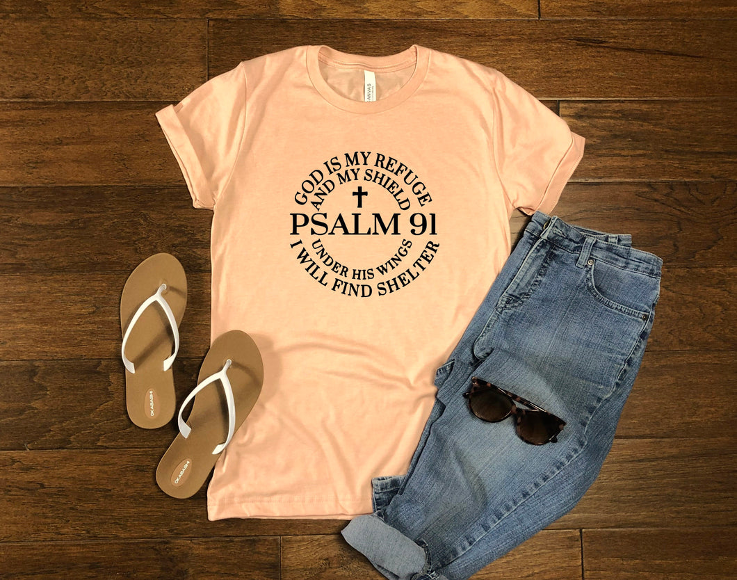 God Is My Refuge Tee