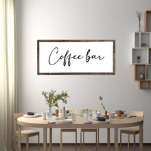 Load image into Gallery viewer, Coffee Bar Kitchen Farmhouse Sign
