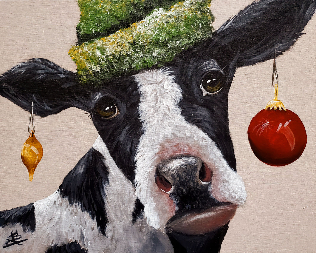 Adult Holiday Cow Paint & Sip Event Nov 8th 6pm-9pm