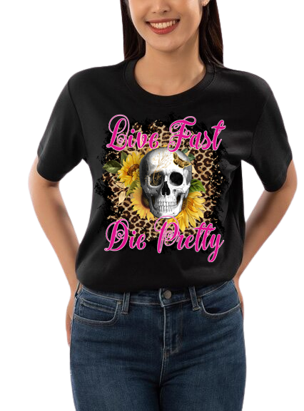 Live Fast Die Pretty Tee