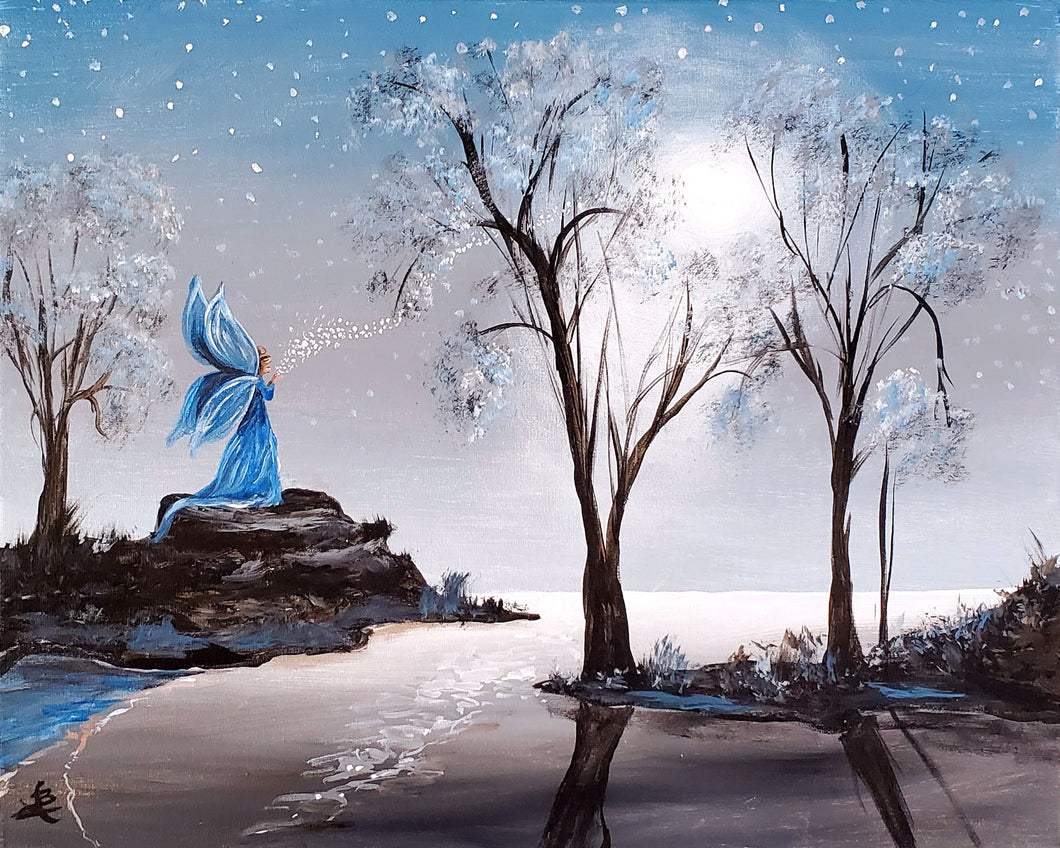 Adult Mystical Winter Fairy Paint & Sip Event Nov 8th 6pm-8pm