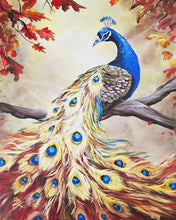 Load image into Gallery viewer, Adult Peacock Paint &amp; Sip Event April 20th 6pm-8pm
