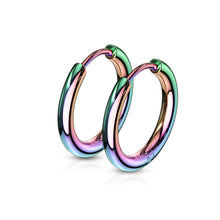 Load image into Gallery viewer, 316L Surgical Stainless Steel Huggie Hoop Earrings
