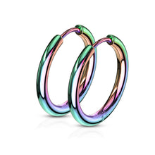 Load image into Gallery viewer, 316L Surgical Stainless Steel Huggie Hoop Earrings
