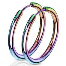 Load image into Gallery viewer, 316L Surgical Stainless Steel Huggie Hoop Earrings
