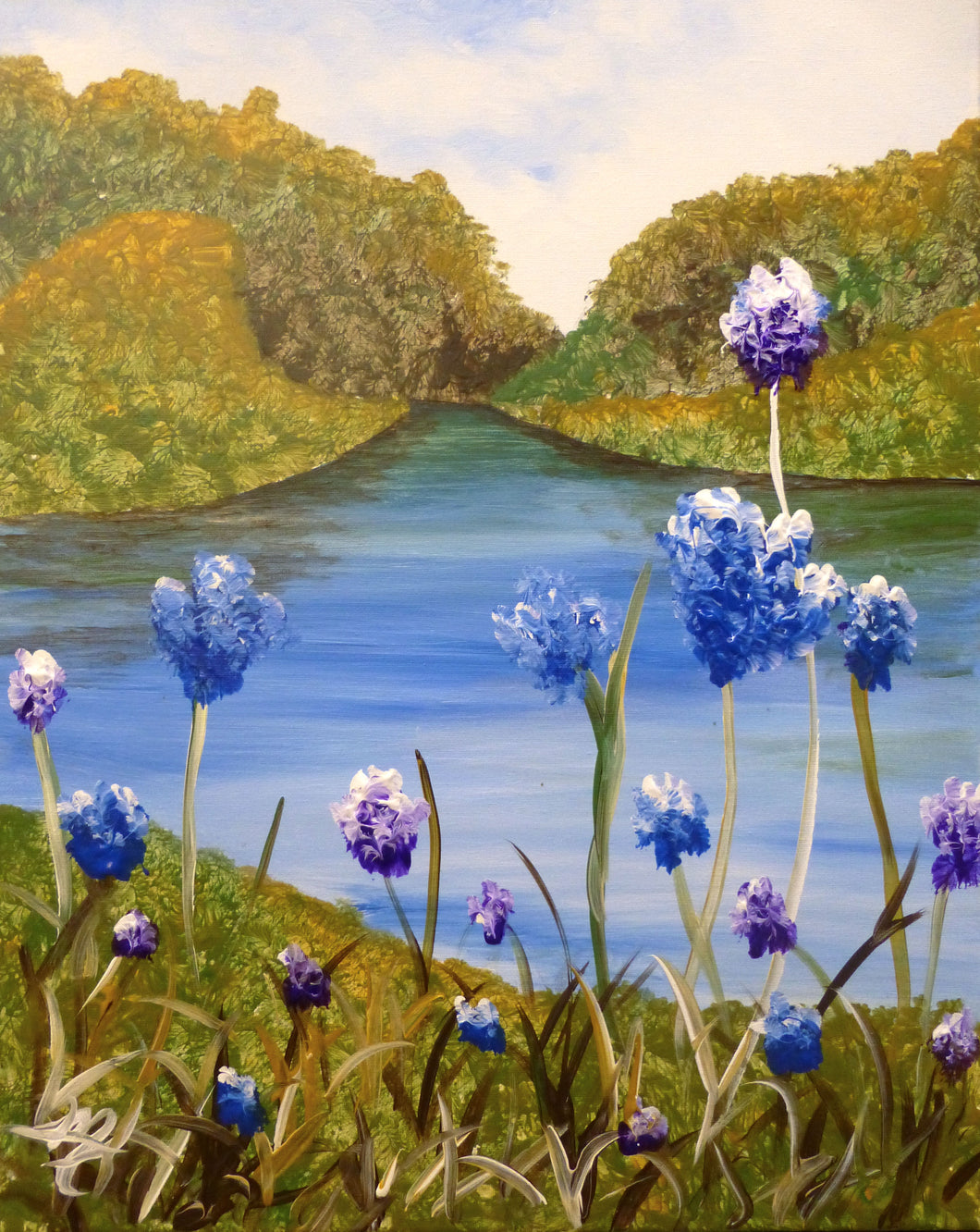 Adult Wild Mountain Flowers Paint & Sip Event Sept 5th 6pm-8pm