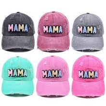 Load image into Gallery viewer, Mama Cotton Baseball Embroidered Hat
