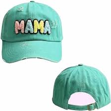 Mama Cotton Baseball Embroidered Hat