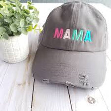 Load image into Gallery viewer, Mama Cotton Baseball Embroidered Hat
