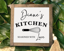 Load image into Gallery viewer, Personalized Farmhouse Kitchen Sign
