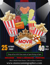 Load and play video in Gallery viewer, Kids Movie Night Hocus Pocus Paint Event Includes Food Oct 25th 5pm-9pm
