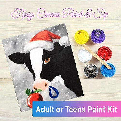 Christmas Cow Paint Kit