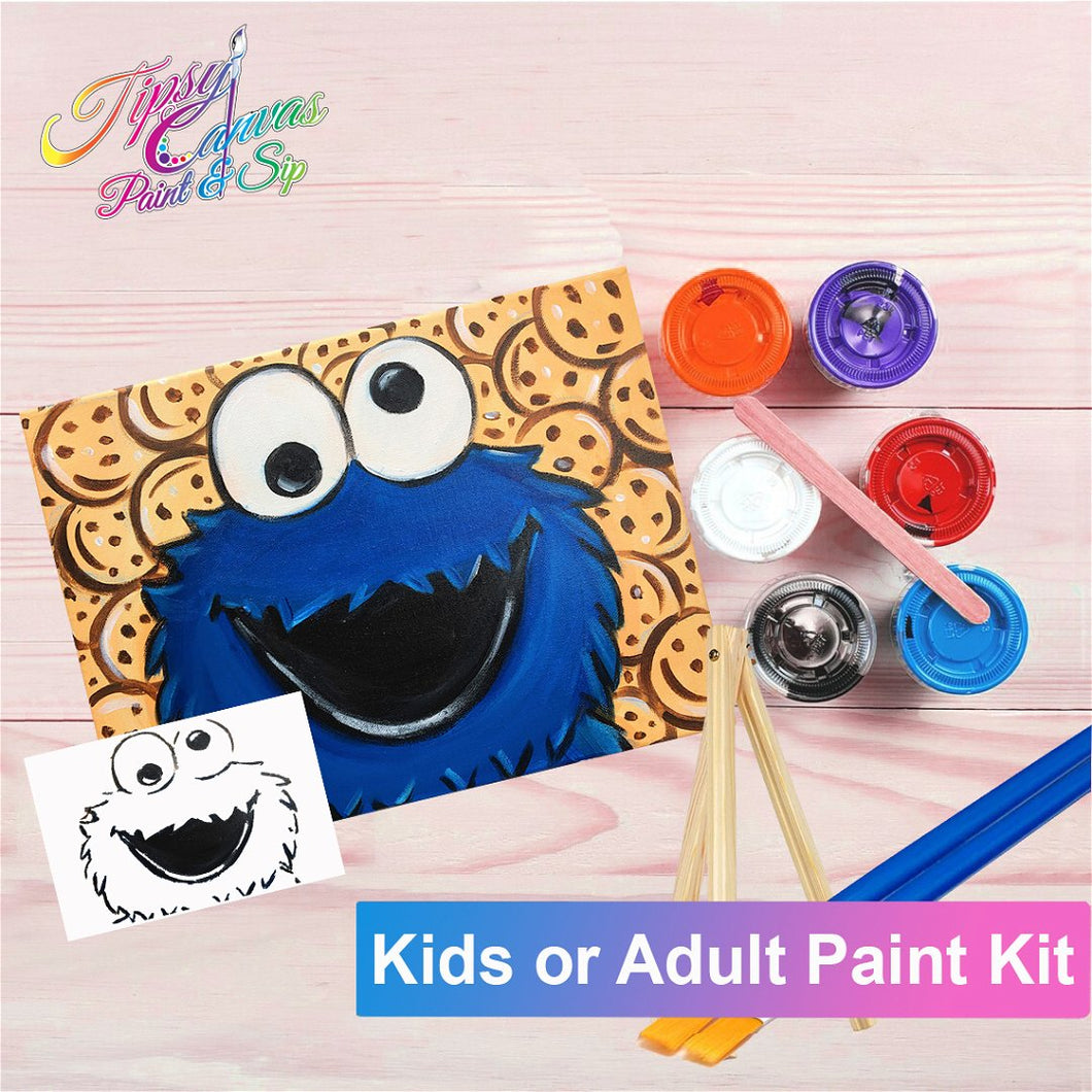 Cookie Monster Paint Kit