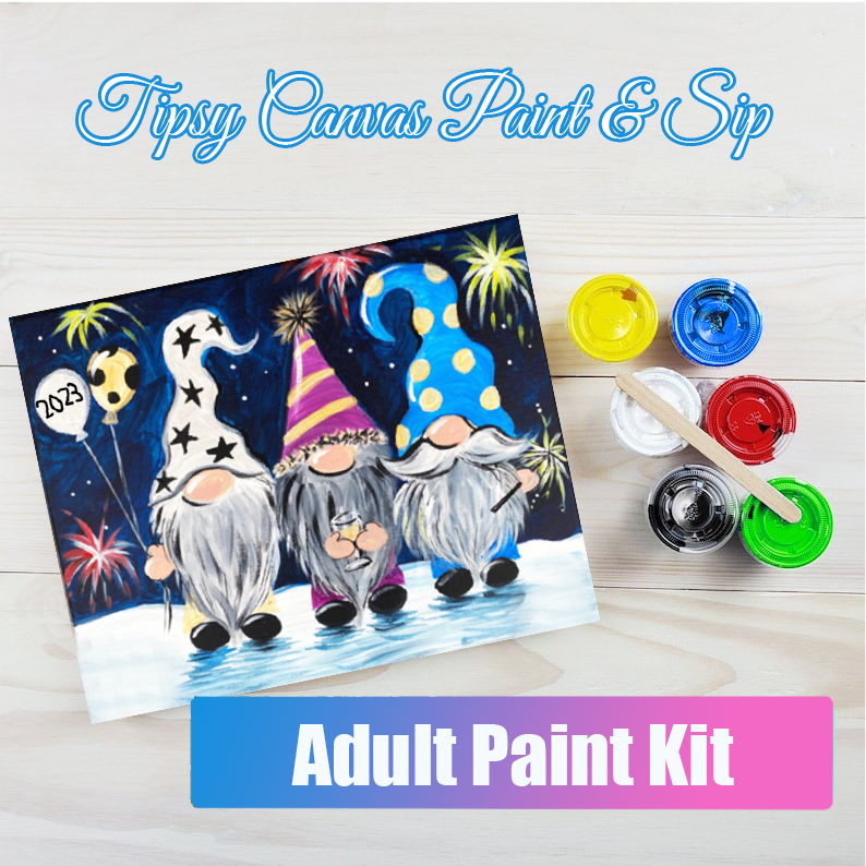 Gnome New Year Paint Kit