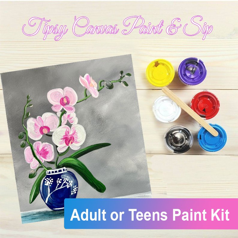Orchids Paint Kit