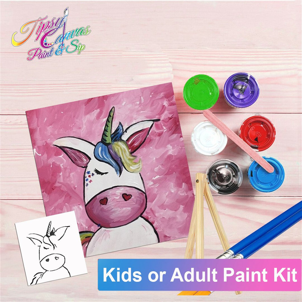 Pink Unicorn Paint Kit