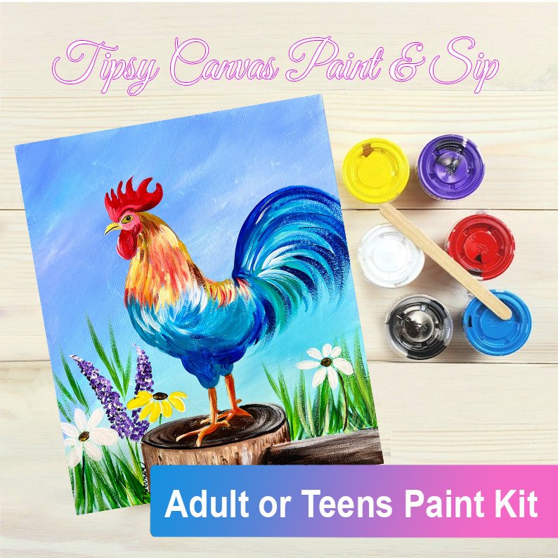 Rooster Paint Kit